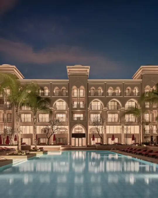 منظر خارجي لفندق الجيزة بالاس في القاهرة مصر