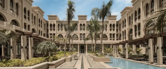 Lobby area with seating at the Giza Palace Hotel & Spa