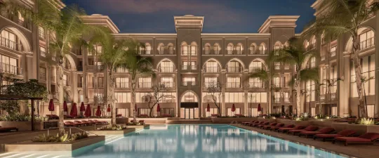 منظر خارجي لفندق جيزة بالاس 