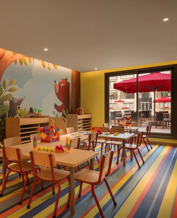 Interior of the kids’ club at Giza Palace Hotel